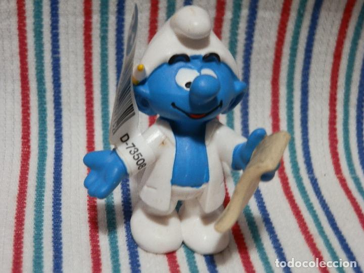 Figuras de goma y PVC: SCHLEICH PITUFO CIENTIFICO 2014 ,SIN ESTRENAR - Foto 1