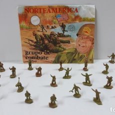 Figuras de Goma y PVC: ANTIGUO SOBRE CON SOLDADOS MONTAPLEX . NORTEAMERICA . ORIGINAL AÑOS 70