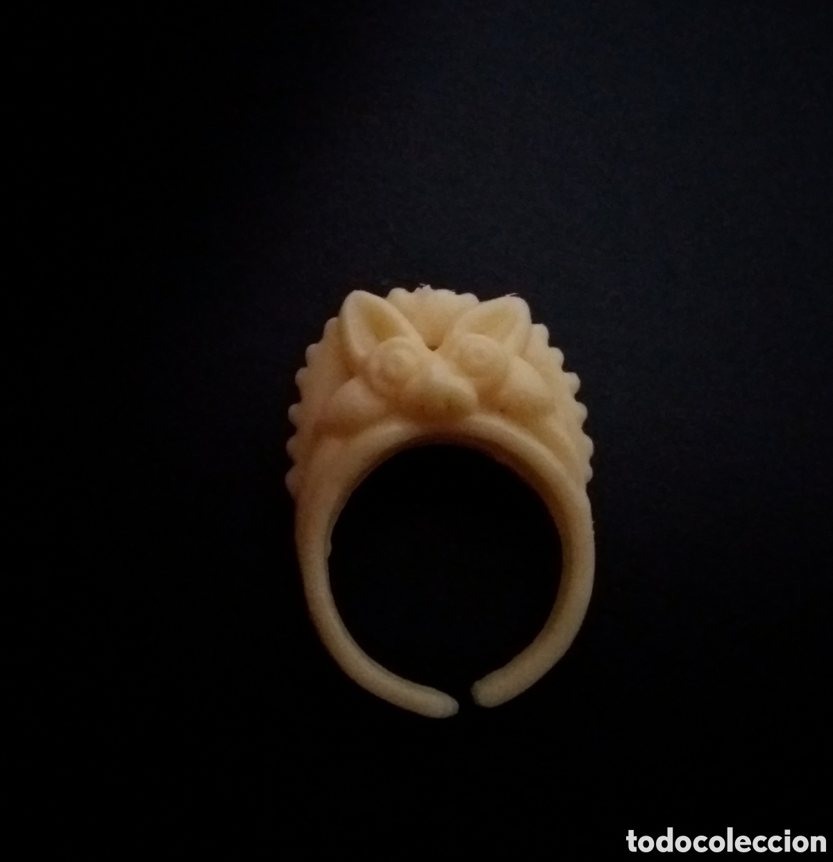 Gummi- und PVC-Figuren: Anillo sortija pl&aacute;stico monstruo terror Matutano promocional dunkin figura antiguo a&ntilde;os 70/80 ni&ntilde;os