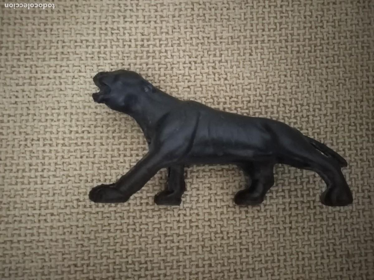 Figuras de goma y PVC: Pantera pl&aacute;stico inflado antiguo kiosco - Foto 3