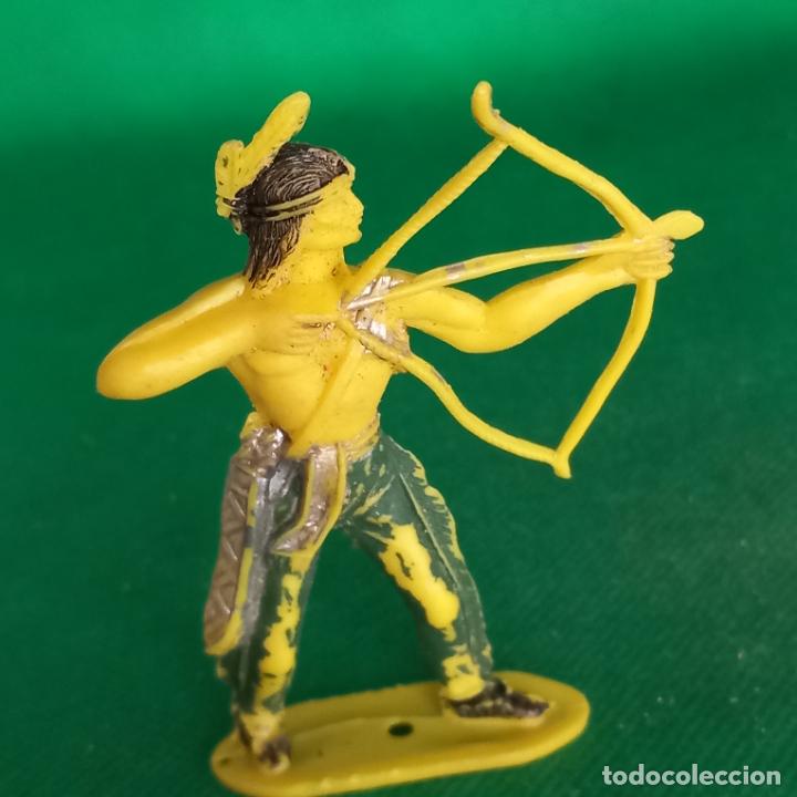 Figuras de goma y PVC: Indio comansi oeste western a&ntilde;os 70 - Foto 1