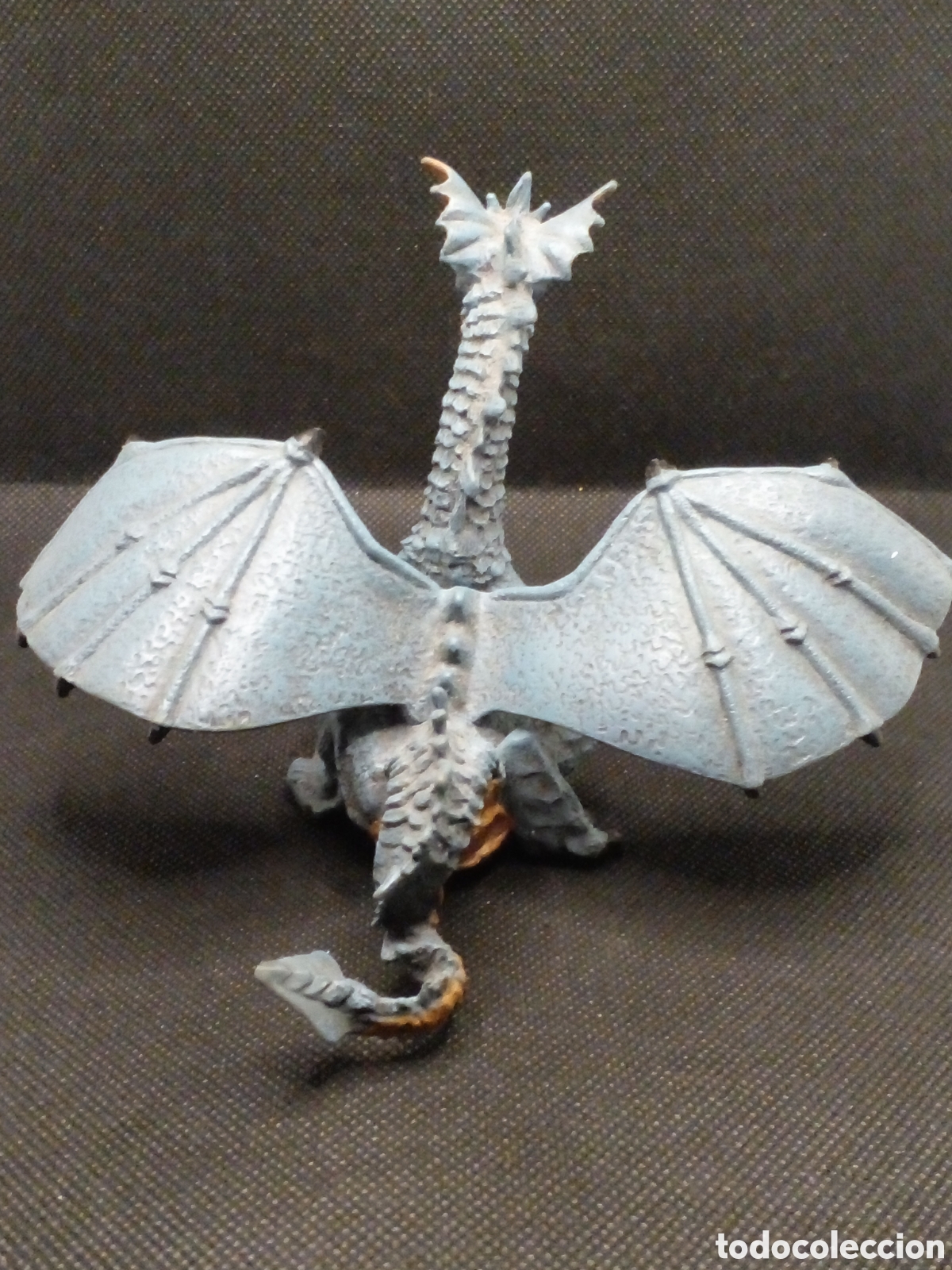 Figuras de goma y PVC: Dragon azul. Papo. De goma. - Foto 5