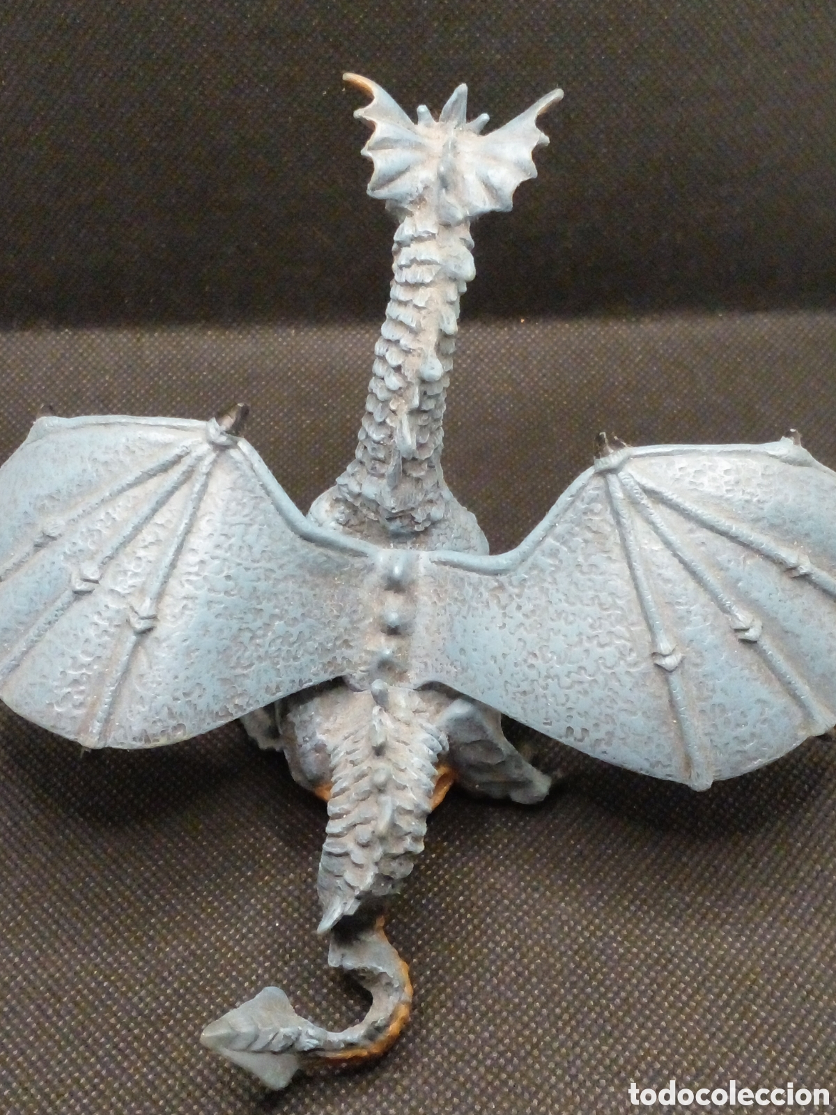 Figuras de goma y PVC: Dragon azul. Papo. De goma. - Foto 6