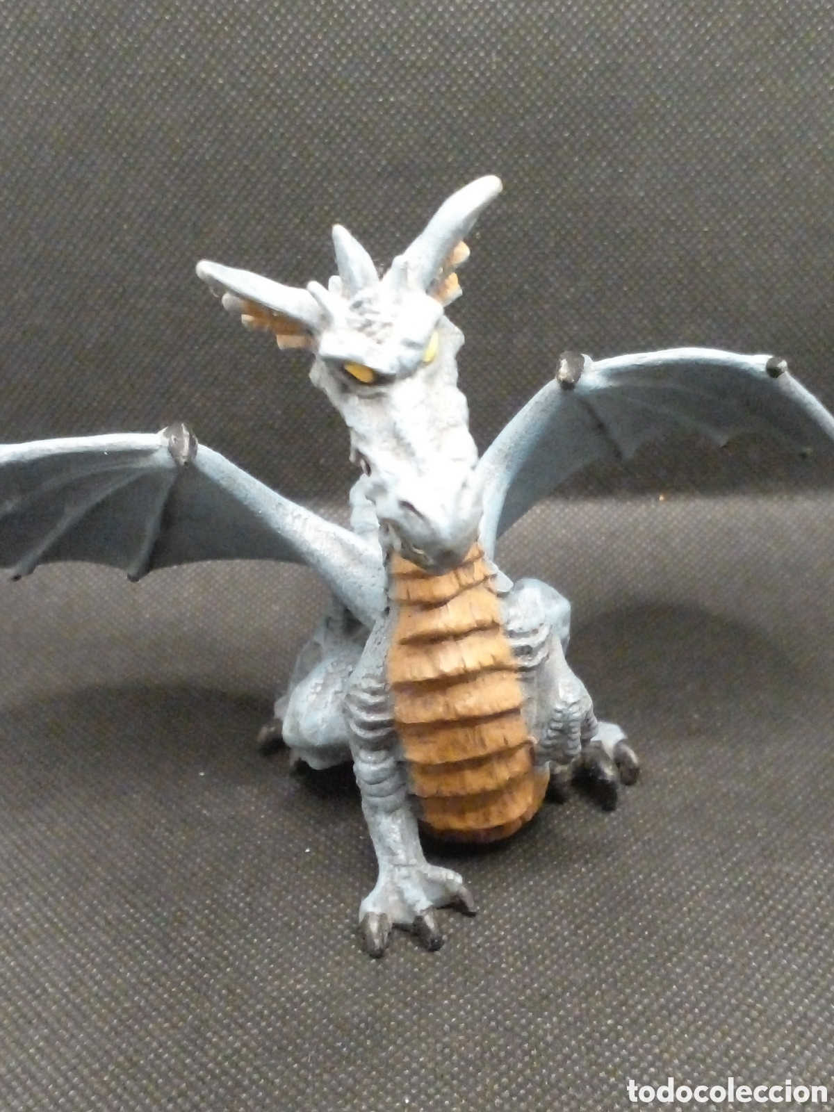 Figuras de goma y PVC: Dragon azul. Papo. De goma. - Foto 7