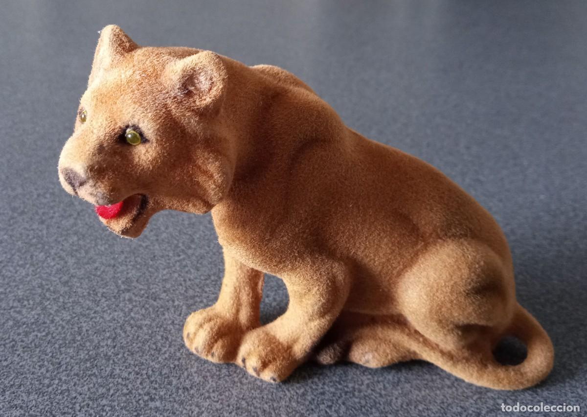 Figuras de goma y PVC: Le&oacute;n con forro de terciopelo - Foto 2
