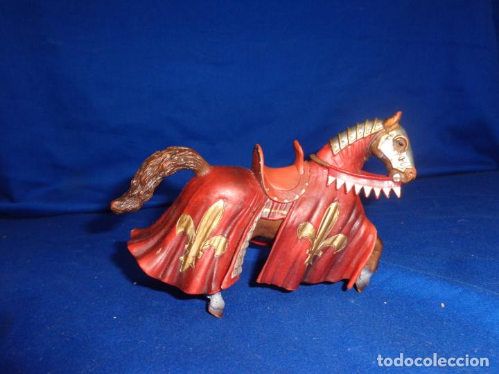 Figuras de goma y PVC: SCHLEICH - CABALLO MEDIEVAL - Foto 3