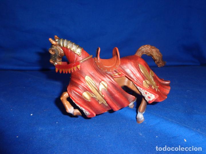 Figuras de goma y PVC: SCHLEICH - CABALLO MEDIEVAL - Foto 4