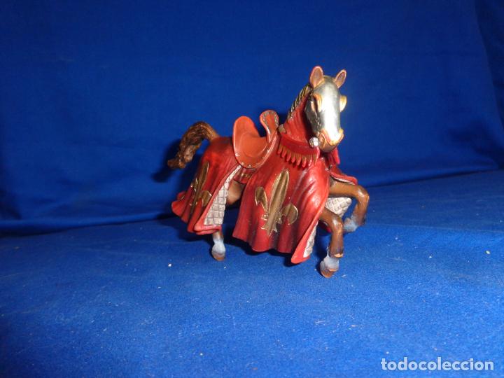 Figuras de goma y PVC: SCHLEICH - CABALLO MEDIEVAL - Foto 1