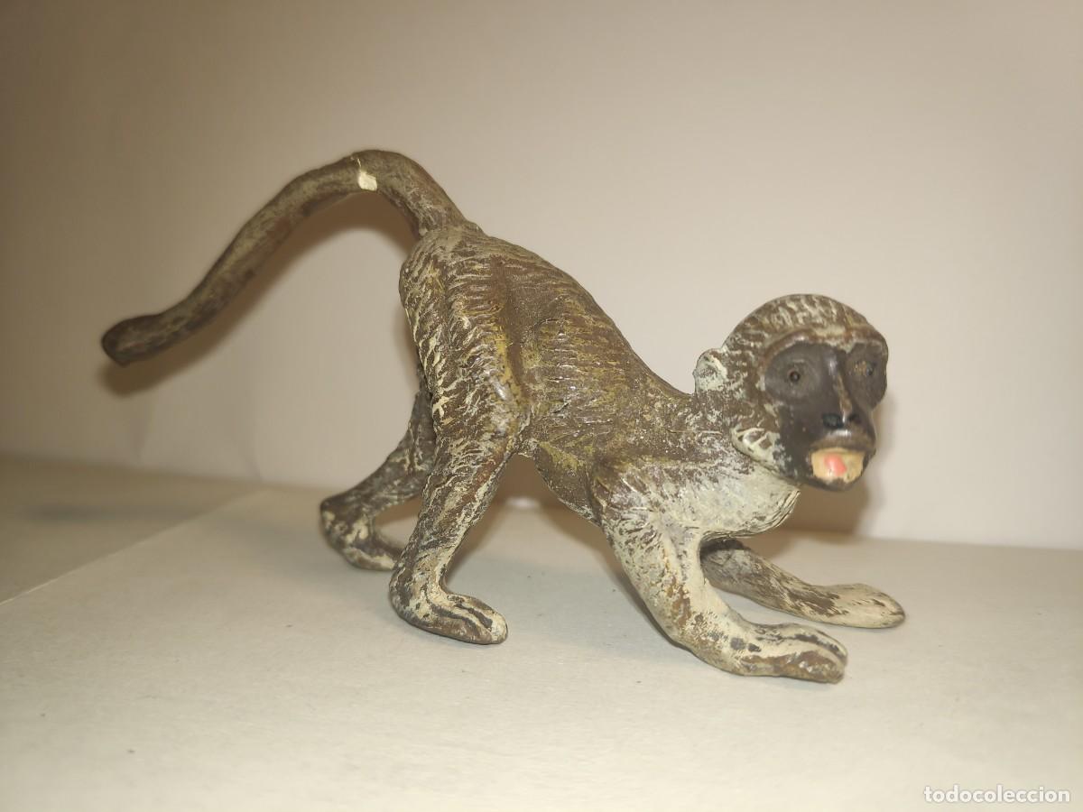 Figuras de goma y PVC: Macaco Lineol 1930 - Foto 1