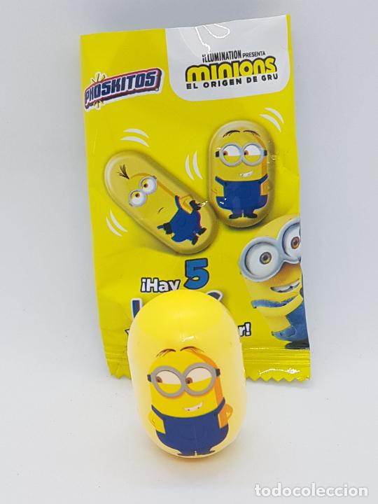 Figuras de Goma Kinder: DAVE - LOKIS TENTETIESO - MINIONS EL ORIGEN DE GRU - PHOSKITOS - 2020