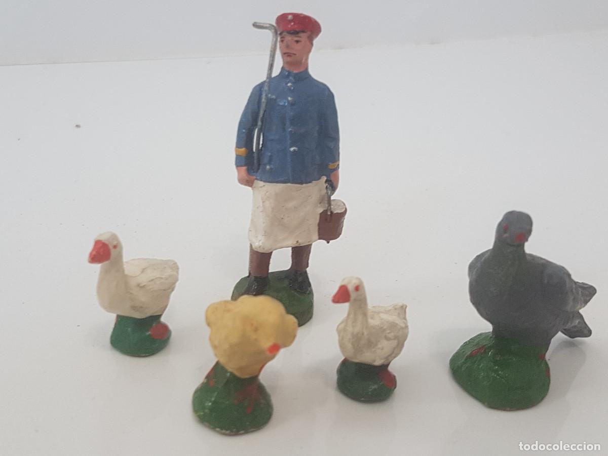 Figuras de Goma y PVC: CONJUNTO DE MU&Ntilde;ECOS DE MASA. 1900. EMIL PFEIFFER VIENA. PRE ELASTOLIN.MUY RAROS