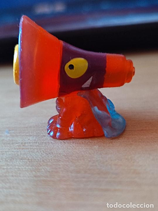Figuras de Goma y PVC: SUPER ZINGS ALTAVOZ TRASLUCIDO NARANJA FIGURA GOMA BLANDA SUPERZINGS