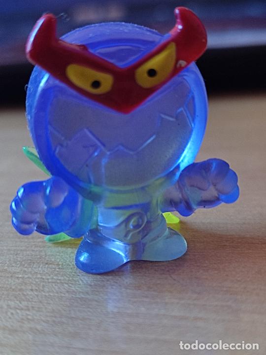 Figuras de Goma y PVC: SUPER ZINGS RELOJ ANTIFAZ TRASLUCIDO AZUL FIGURA GOMA BLANDA SUPERZINGS