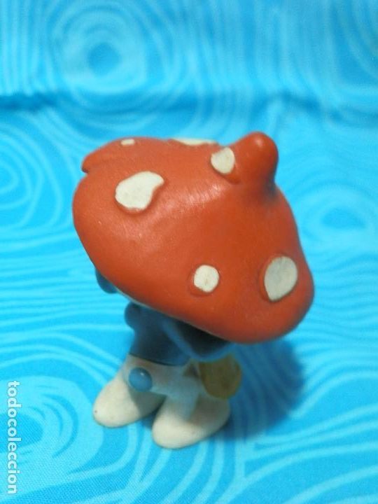 Figuras de goma y PVC: PITUFO CON SETA PEYO BULLY - Foto 6