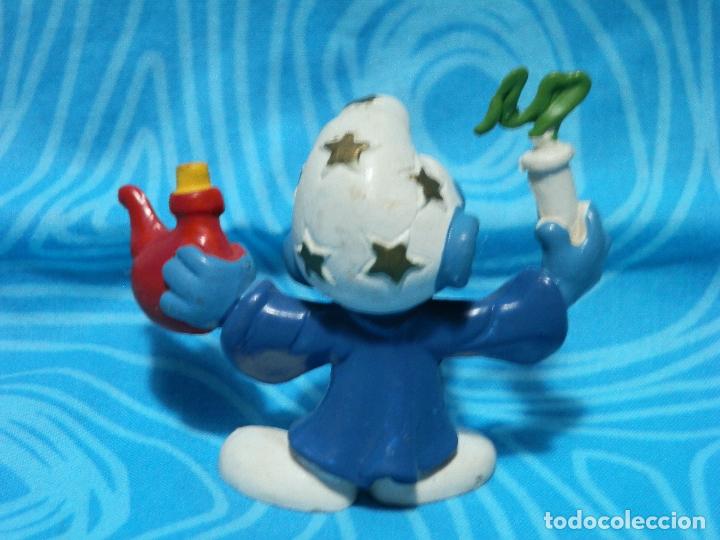Figuras de goma y PVC: PITUFO ALQUIMISTA PEYO BULLY - Foto 2