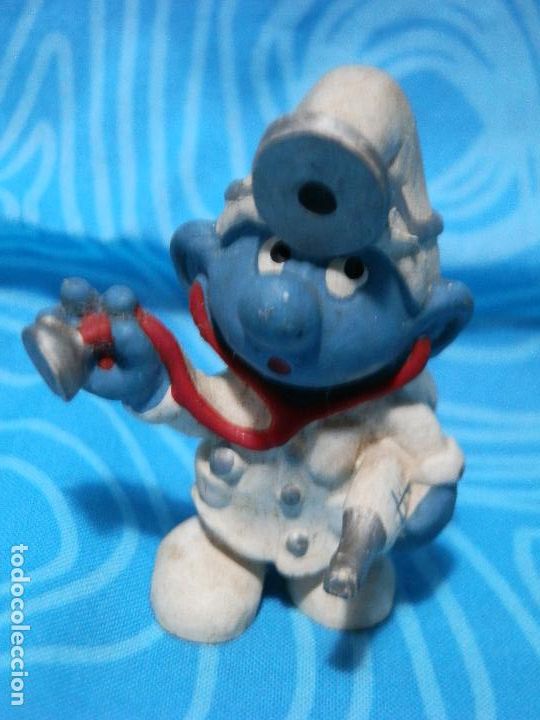 Figuras de goma y PVC: PITUFO DOCTOR 1978 SCHLEICH - Foto 5