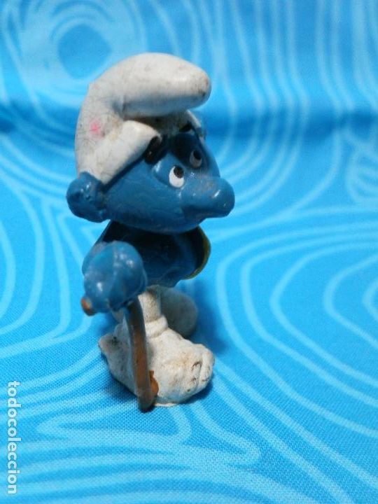 Figuras de goma y PVC: PITUFO HERIDO SIN MARCA - Foto 3