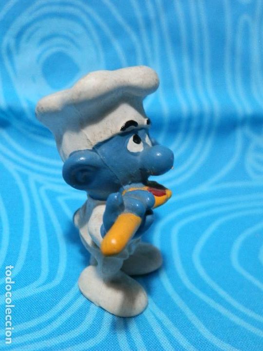 Figuras de goma y PVC: PITUFO CHEF CON CUCHARA, SIN MARCA - Foto 4