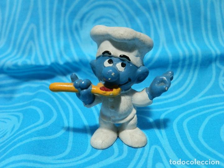 Figuras de goma y PVC: PITUFO CHEF CON CUCHARA, SIN MARCA - Foto 6