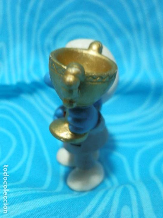Figuras de goma y PVC: PITUFO CON COPA, PEYO SCHLEICH 2003 - Foto 3