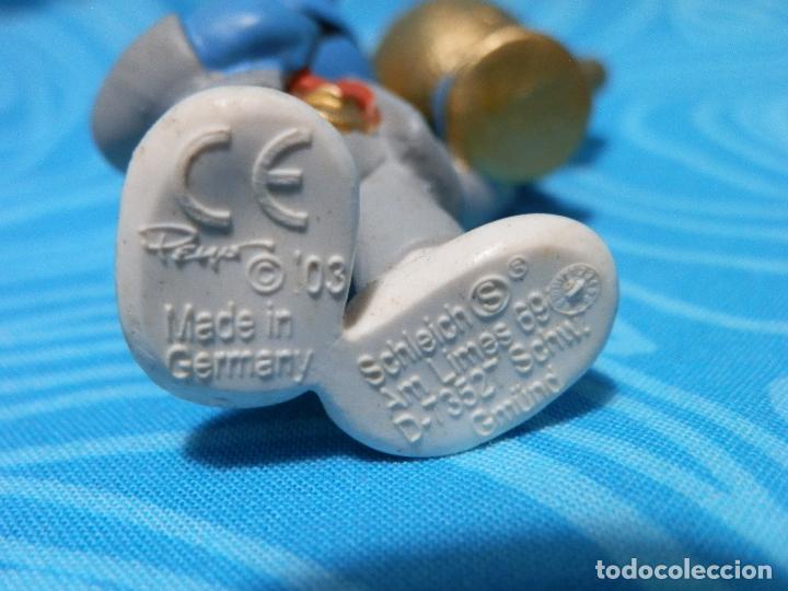 Figuras de goma y PVC: PITUFO CON COPA, PEYO SCHLEICH 2003 - Foto 4