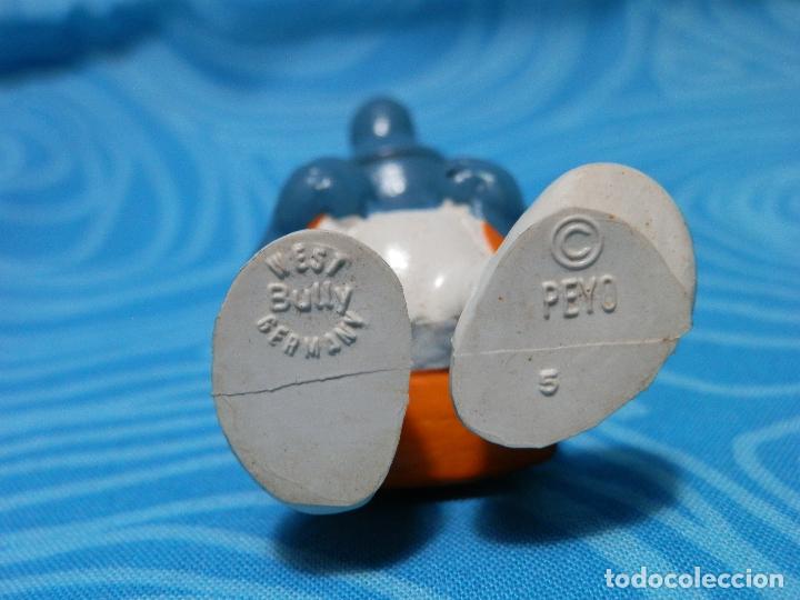 Figuras de goma y PVC: PITUFO CON MALETA COLEGIO, PEYO BULLY - Foto 4