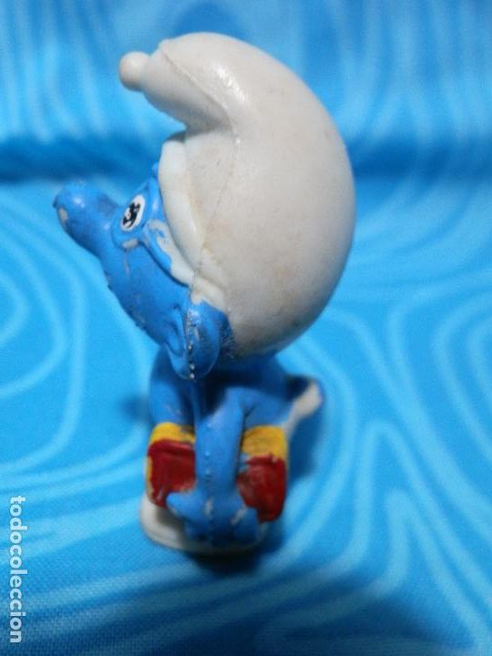 Figuras de goma y PVC: PITUFO CON GAFAS Y LIBRO, SIN MARCA - Foto 2