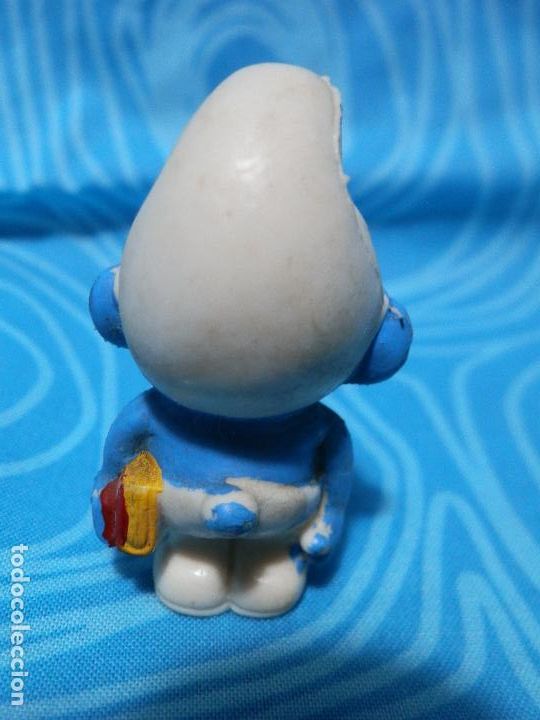 Figuras de goma y PVC: PITUFO CON GAFAS Y LIBRO, SIN MARCA - Foto 3