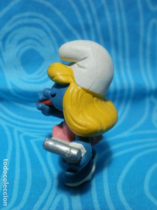 Figuras de goma y PVC: PITUFINA CON LIBRETA Y LAPIZ - Foto 3