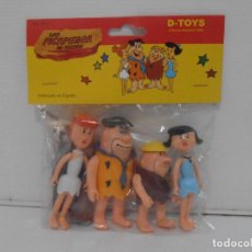 Figuras de Goma y PVC: BLISTER,FIGURAS, LOS PICAPIEDRA EN ACCION, DC TOYS 1983 MADE IN SPAIN. Lote 375329034