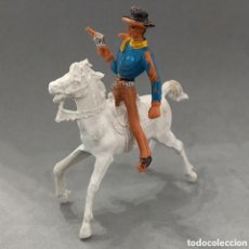 Figuras de Goma y PVC: PISTOLERO DEL OESTE, COWBOY A CABALLO, COMANSI AÑOS 70 - 80