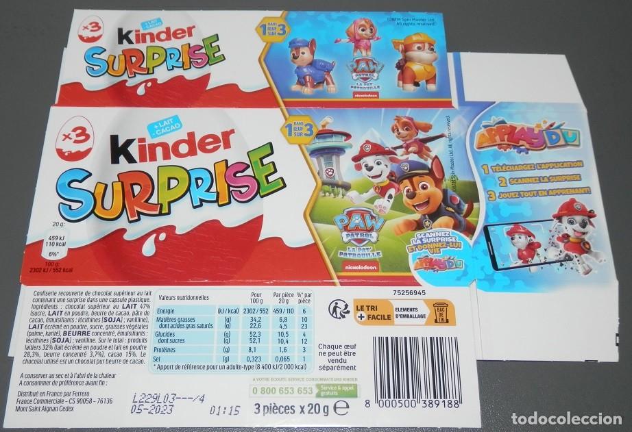 Figuras de goma Kinder: UN PACK VACIO -FRANCIA - Foto 1