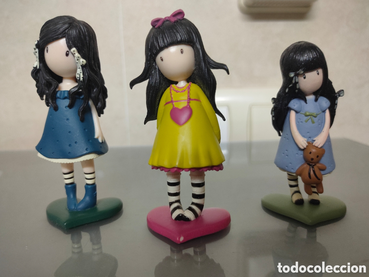 Figuras de Goma y PVC: 3x FIGURAS PVC GORJUSS SANTORO 9cm