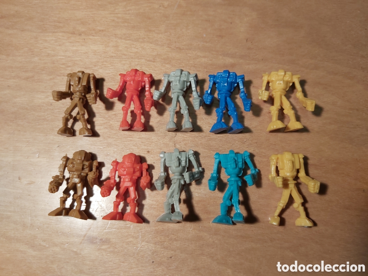 Figuras de goma y PVC: DUNKIN - 10 MINI ROBOTS 30MM - Foto 2