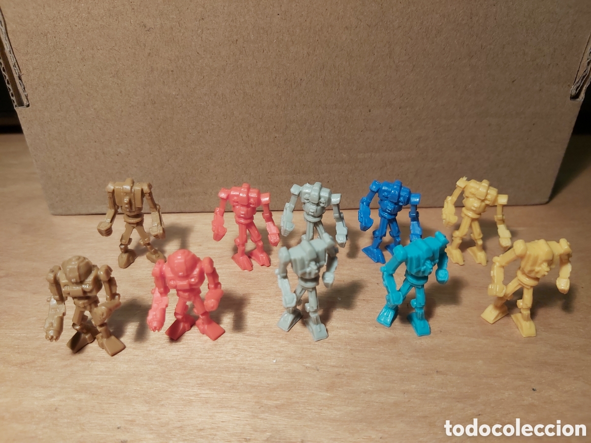 Figuras de goma y PVC: DUNKIN - 10 MINI ROBOTS 30MM - Foto 1