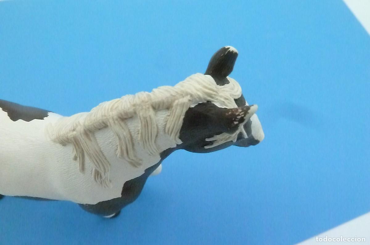 Figuras de goma y PVC: Caballo marron y blanco. Schleich 2016 - Foto 6