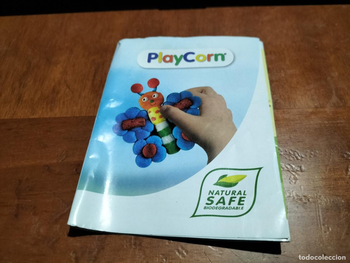 Gummi- und PVC-Figuren: PLAYCORN. NORMAS DEL JUEGO EN PAPEL. BUEN ESTADO. SE ABRE PARA MOSTRAR FIGURAS. B-3