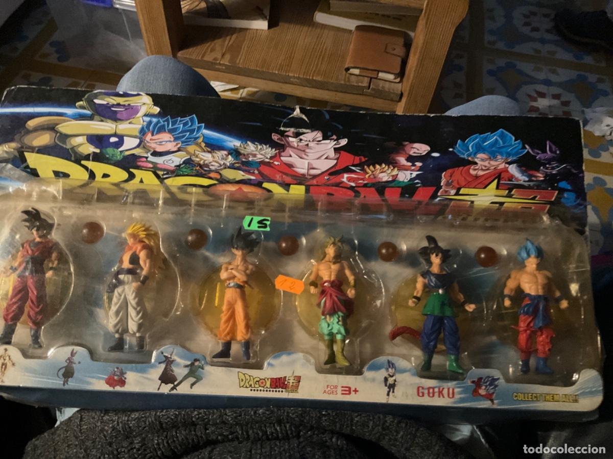 Figuras de Goma y PVC: BLISTER CON 6 PERSONAJES DE DRAGON BALL/ BOLA DE DRAGON goku