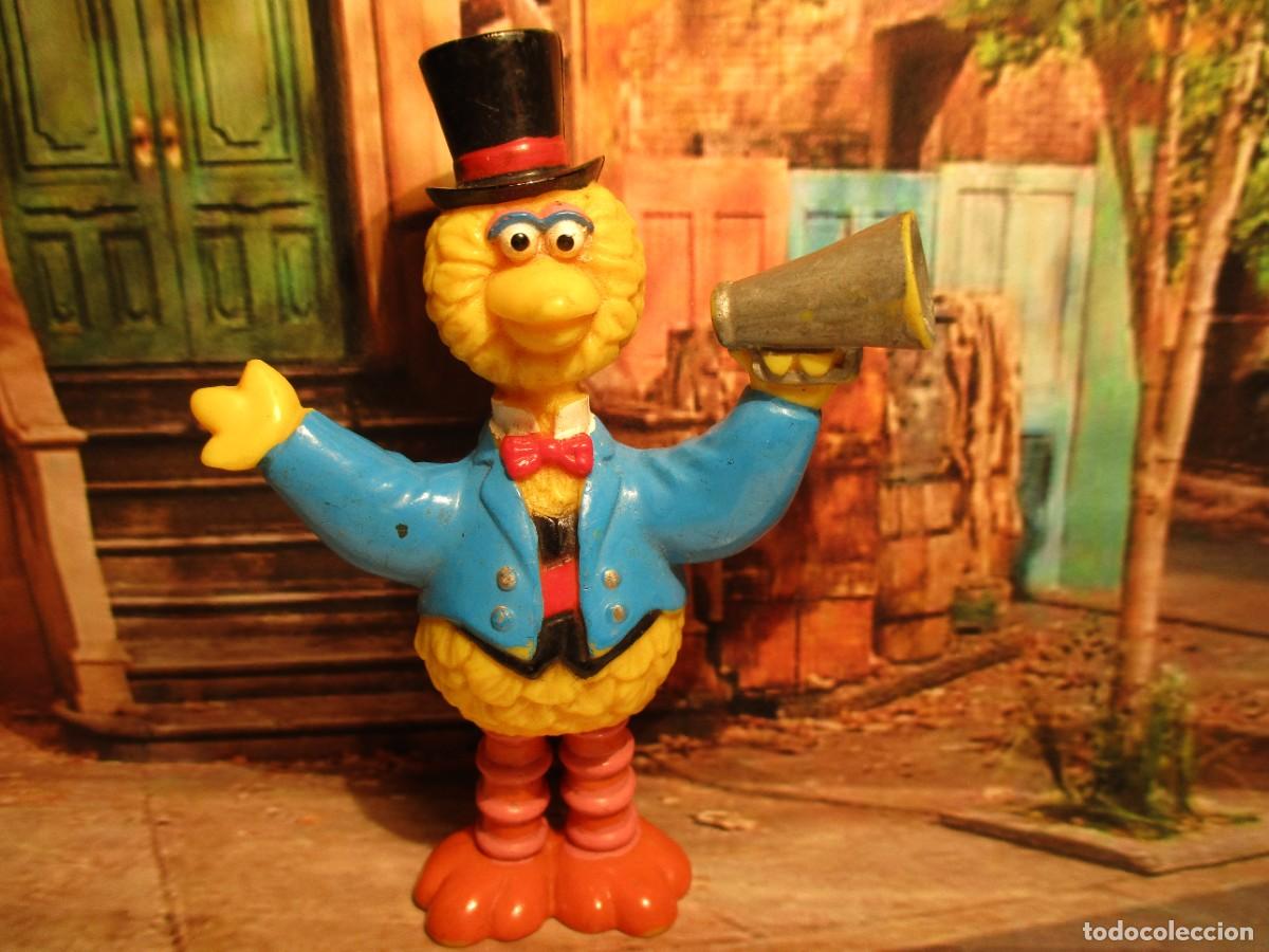 Figuras de Goma y PVC: BIG BIRD original figure. Sesame Street. Vintage. SIZE 9,5 CM. J80. GALLINA CAPONATA BARRIO SESAMO
