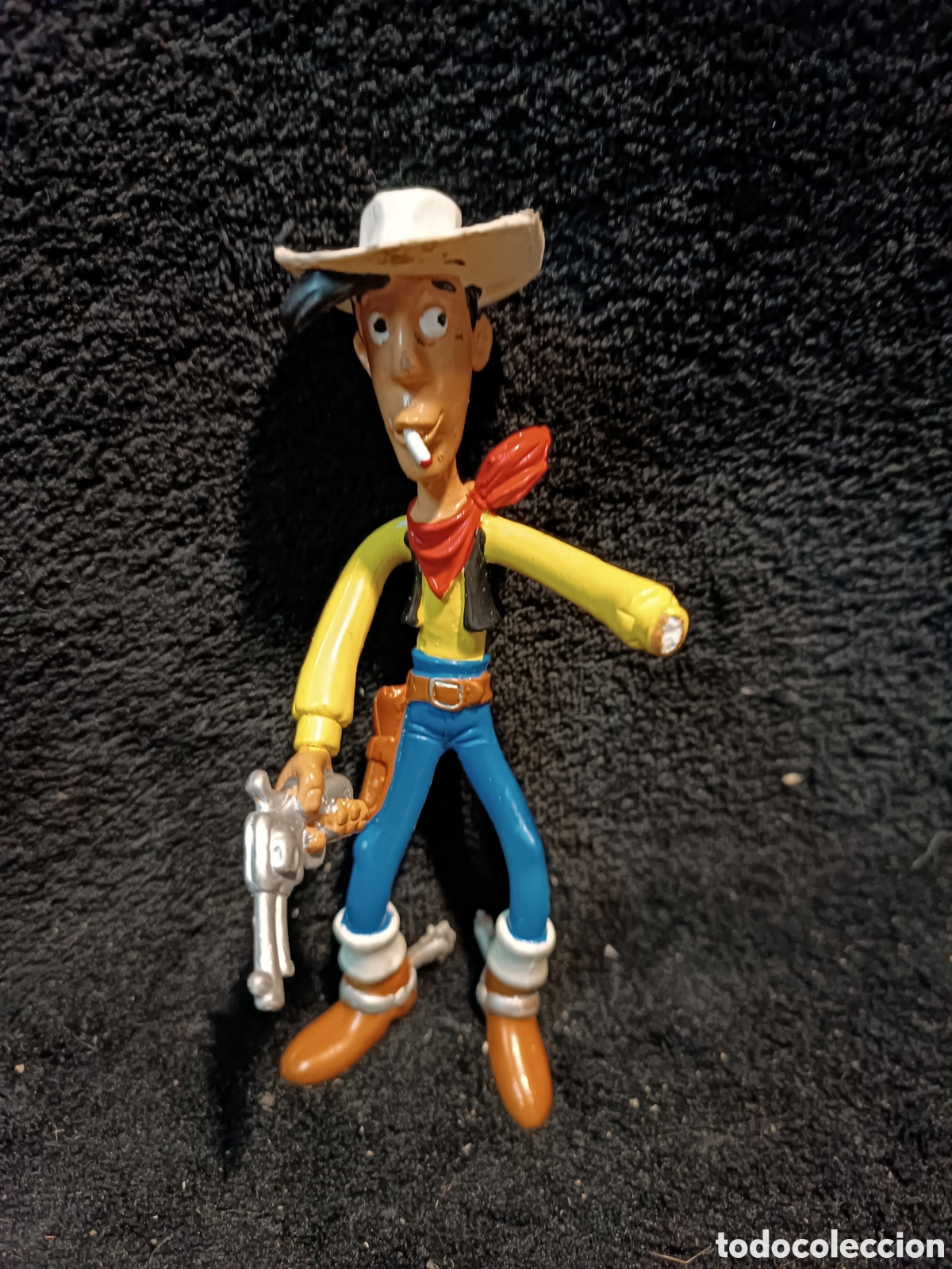 Figuras de goma y PVC: Lote Figuras Lucky Luke comic spain - Foto 3