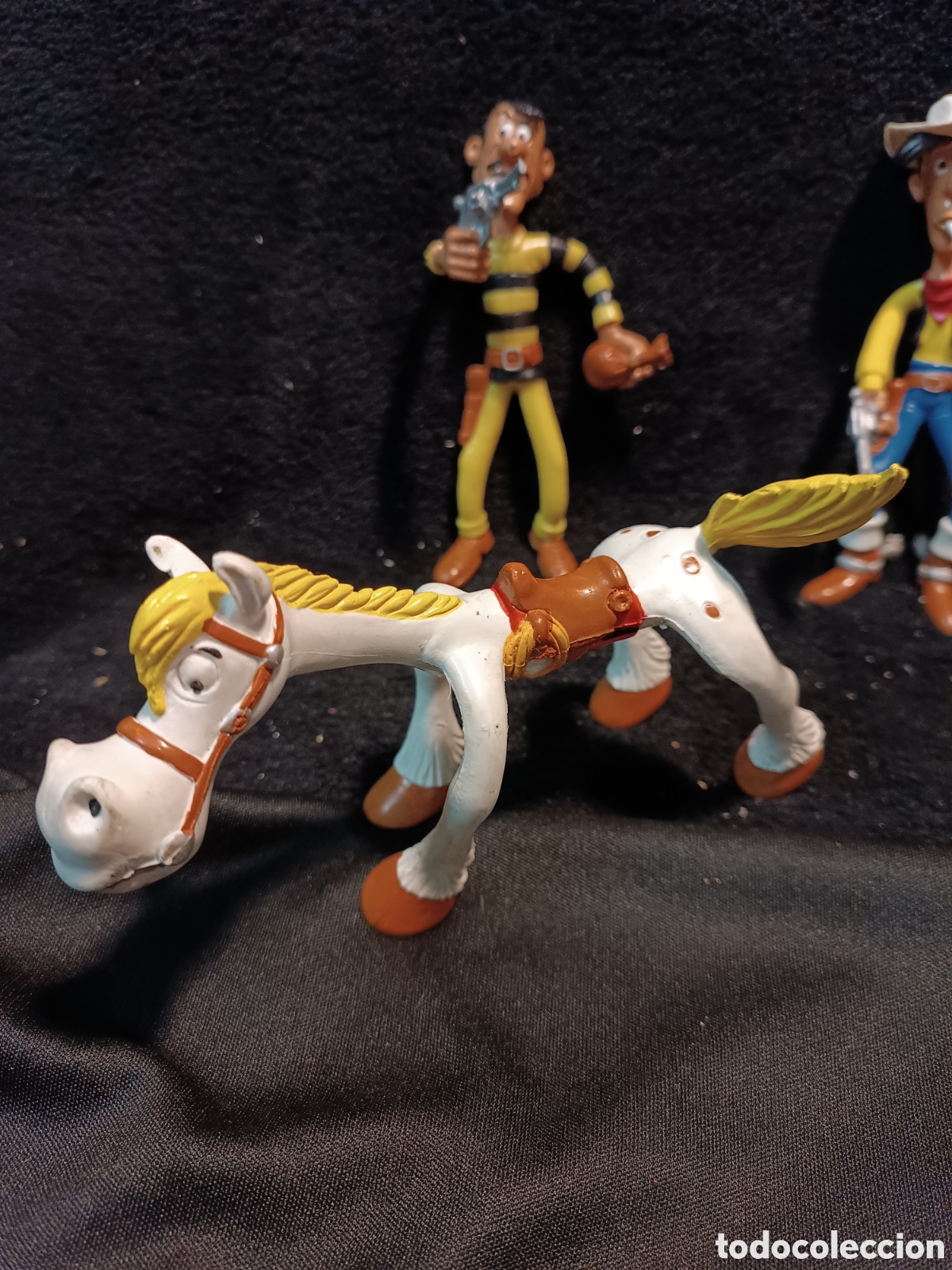 Figuras de goma y PVC: Lote Figuras Lucky Luke comic spain - Foto 4