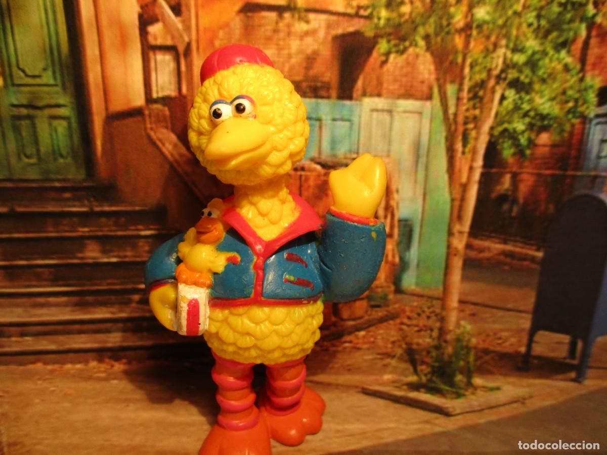 Figuras de Goma y PVC: BIG BIRD original figure. Sesame Street. Vintage. SIZE 9,5 CM. J86. GALLINA CAPONATA BARRIO SESAMO