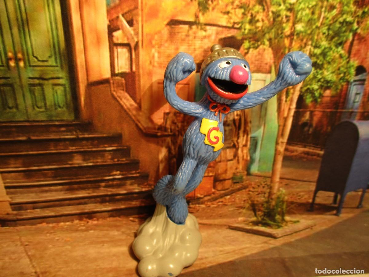 Figuras de Goma y PVC: SUPERGROVER original figure. Sesame Street. Vintage. SIZE 10 CM. J64. SUPERCOCO BARRIO SESAMO