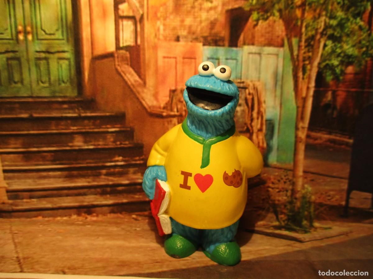 Figuras de Goma y PVC: COOKIE MONSTER original figure. Sesame Street. Vintage. J43. MONSTRUO GALLETAS BARRIO SESAMO
