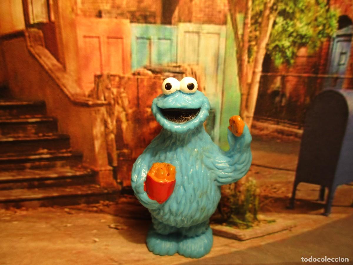 Figuras de Goma y PVC: COOKIE MONSTER original figure. Sesame Street. Vintage. J50. MONSTRUO GALLETAS BARRIO SESAMO