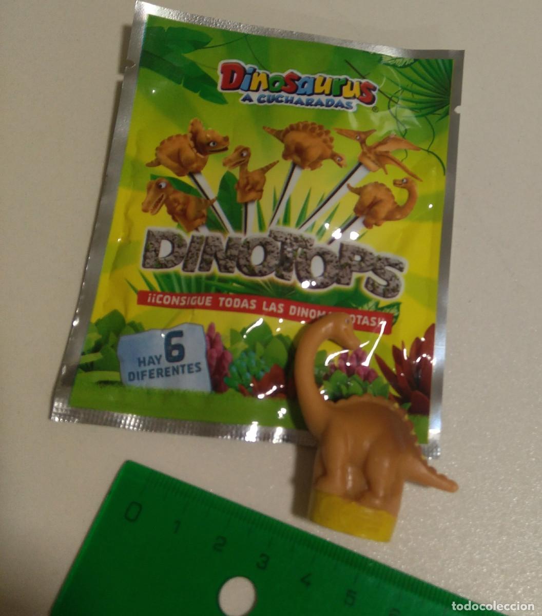 Figuras de Goma y PVC: dinosaurus lu dinosaurio mu&ntilde;eco DINOTOP dino top pvc goma cereales promocional mini figura mu&ntilde;eco