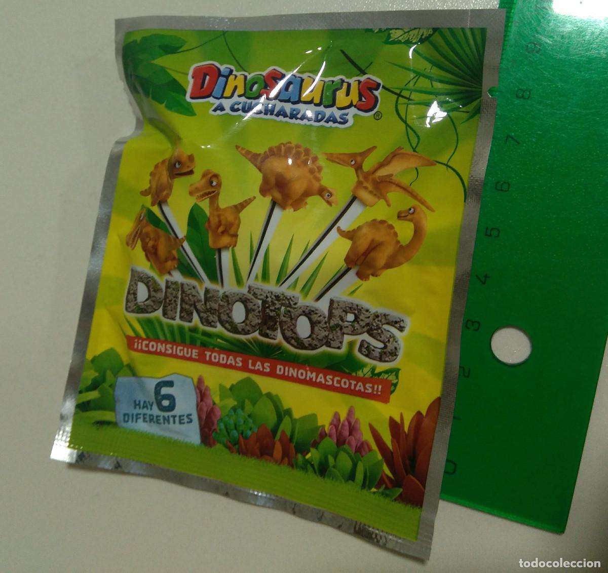 Figuras de Goma y PVC: dinosaurus lu dinosaurio mu&ntilde;eco DINOTOP dino top pvc goma cereales promocional mini figura mu&ntilde;eco