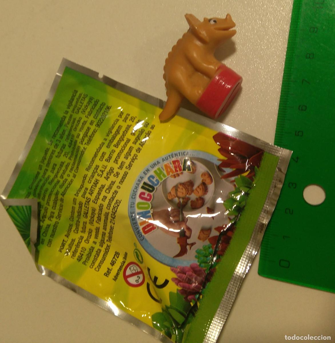Figuras de Goma y PVC: dinosaurus lu dinosaurio mu&ntilde;eco DINOTOP dino top pvc goma cereales promocional mini figura mu&ntilde;eco