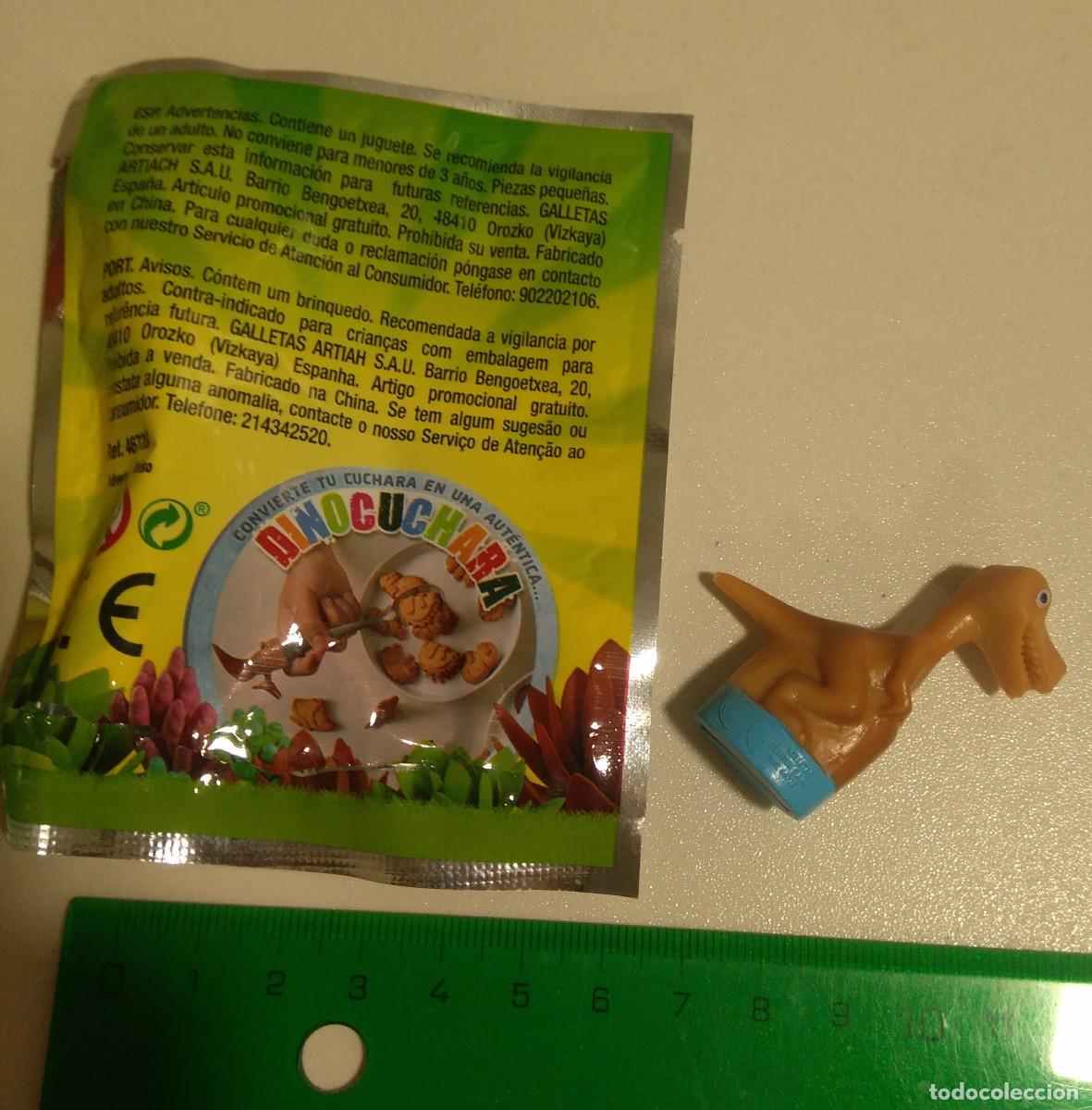 Figuras de Goma y PVC: dinosaurus lu dinosaurio mu&ntilde;eco DINOTOP dino top pvc goma cereales promocional mini figura mu&ntilde;eco