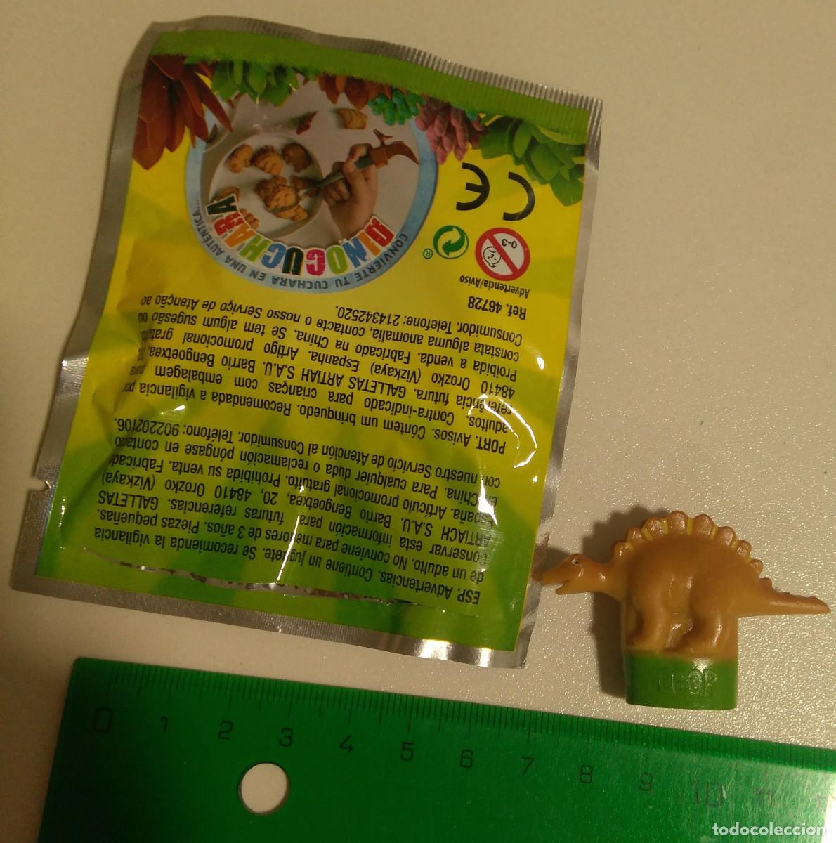 Figuras de Goma y PVC: dinosaurus lu dinosaurio mu&ntilde;eco DINOTOP dino top pvc goma cereales promocional mini figura mu&ntilde;eco